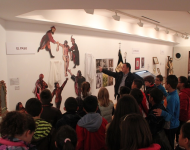 300 escolares riosecanos visitan la exposición «Escalera de sentimientos»